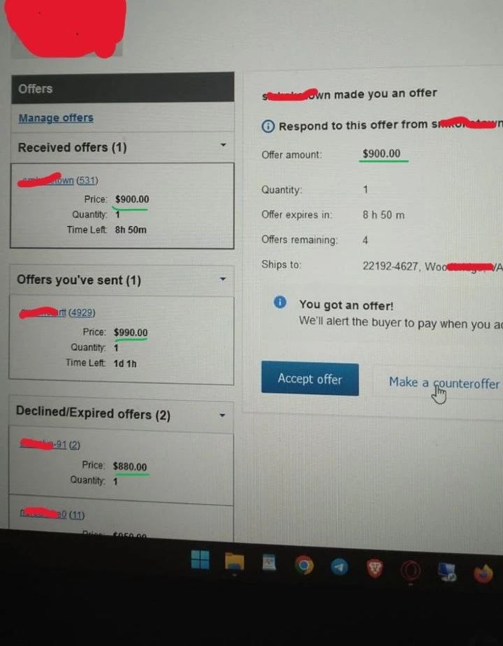 Multiple active buyer negotiations