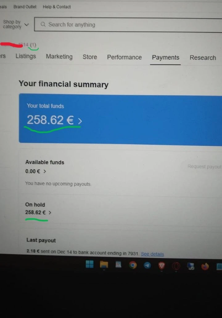 Funds successfully received